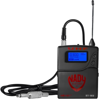 Nady Dual 1000-Channel Pro UHF Wireless Mic System, 2 Guitar, Instrument image 3
