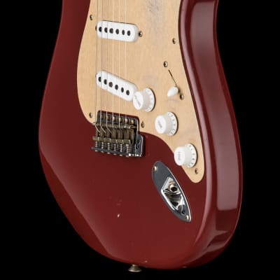 Fender Custom Shop Limited Edition 1954 Roasted Stratocaster Journeyman Relic - Cimarron Red #0227 image 7