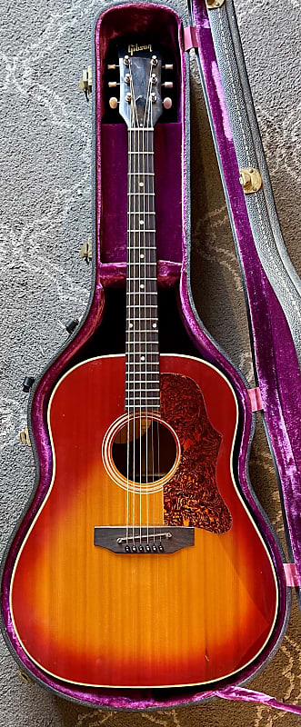 Gibson J45 1961 - cherry sunburst image 1