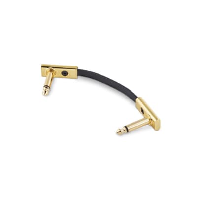 RockBoard Flat Patch Cables 1.97" Gold - 3 Pack image 3