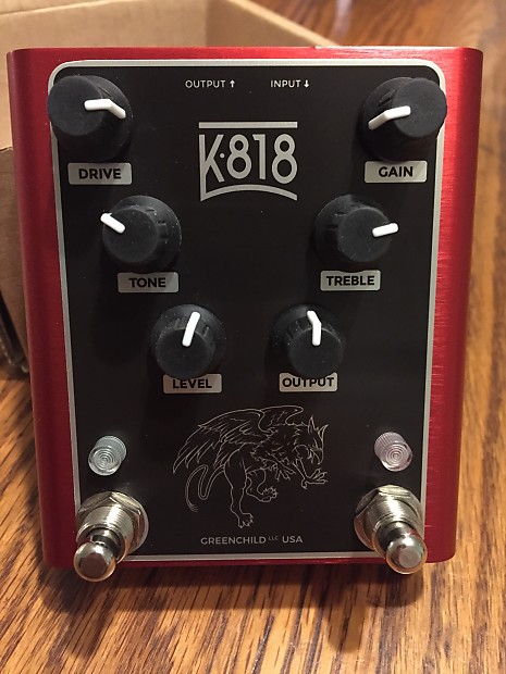 Greenchild K818 Dual Overdrive Preamp (Klon / OD820 inspired