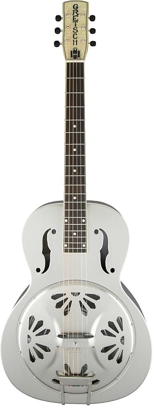 Gretsch G9221 Bobtail Steel Round-Neck Spider Cone Acoustic/Electric Resonator Guitar Weathered image 1