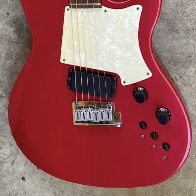 1989 Fender Heartfield RR 9 RR9 Frost Red Made In Japan MIJ Guitar image 1