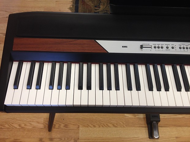 Korg SP-250 88-Key Portable Digital Piano w/ stand, sustain pedal, & power  supply