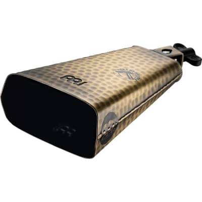 Meinl Hammered Series 8" Timbale Cowbell Hand Brushed Gold image 2