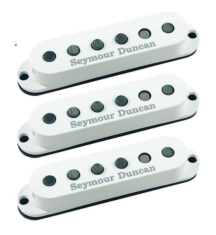 Seymour Duncan Custom Staggered Strat White Set SSL-5 Calibrated Single Coil Guitar Pickup Set image 1