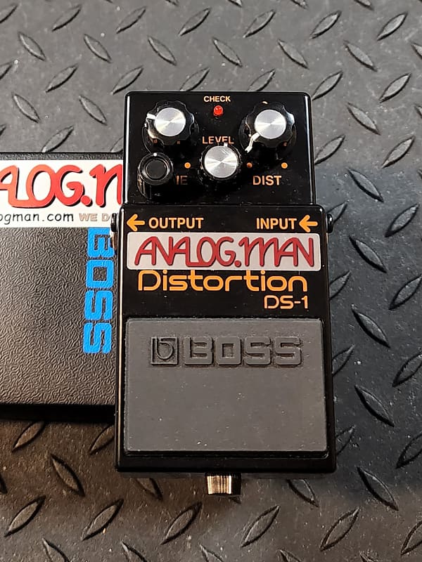 Boss DS-1 Distortion with Analogman Pro/Midrange Knob Mod DS-1BK Black |  Reverb Australia