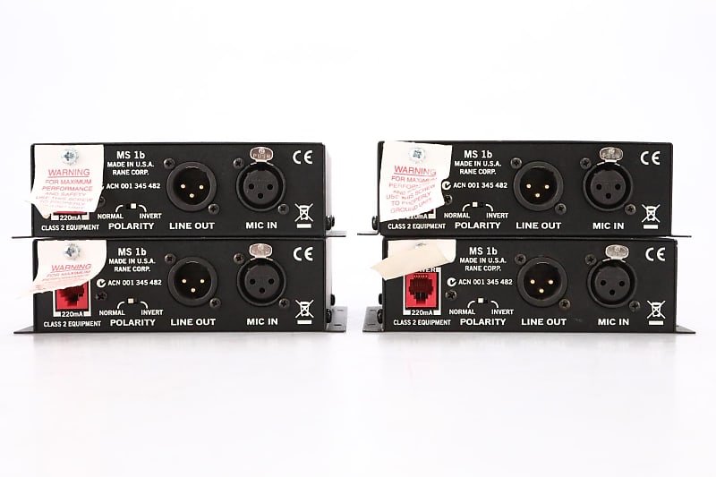 Rane Pro MS-1b マイクロホンアンプ & マイク ＆ ホルダーSET Rane Pro MS-1b マイクロホンアンプ & マイク ＆ ホルダーSET 1