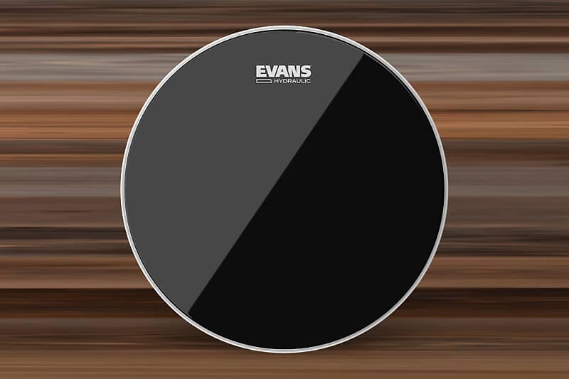 EVANS HYDRAULIC BLACK TOM BATTER DRUM HEAD (SIZES Reverb Deutschland