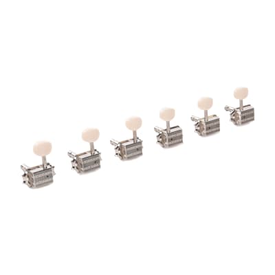 Gibson Deluxe White Button Tuner Set | The Music Zoo