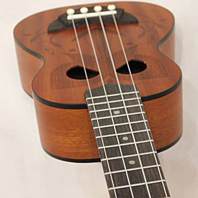 Stagg Tiki series soprano ukulele with sapele top and Gig Bag 2018 EH Finish image 8