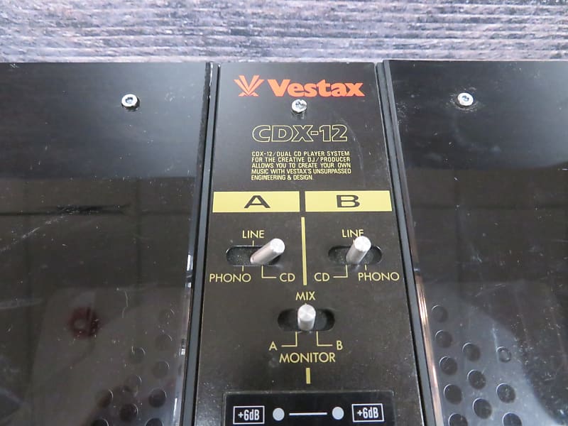 Vestax CDX-12 Dual CD Player System