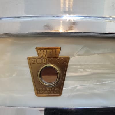 WFL "Buddy Rich" Be-Bop 3x13" 6-Lug Piccolo Snare Drum 1949 - 1956 image 2