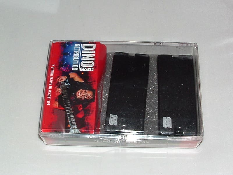 Seymour Duncan Blackout Dino Cazares Retribution 7 String Active Mount  Set   New with Warranty image 1