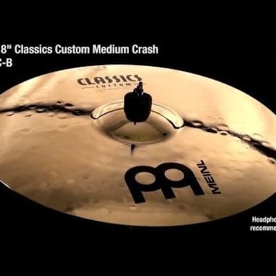Meinl Cymbals Classics Custom Double Bonus Cymbal Pack with Free 10" Splash & 16" Trash Crash (Used/(New) image 6