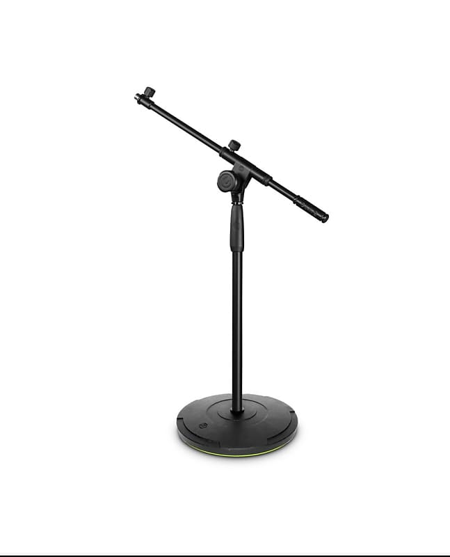 Gravity Touring Series Short Microphone Stand, Round Base and 2-Point Adjustable Telescoping Boom image 1