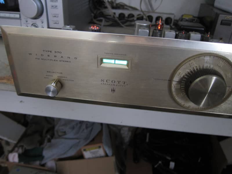 Vintage Scott 370 Wideband MPX  Stereo FM Tube Tuner,Working, All Sockets Cleaned, Ex Quality+ Sound, 1960s, USA image 1