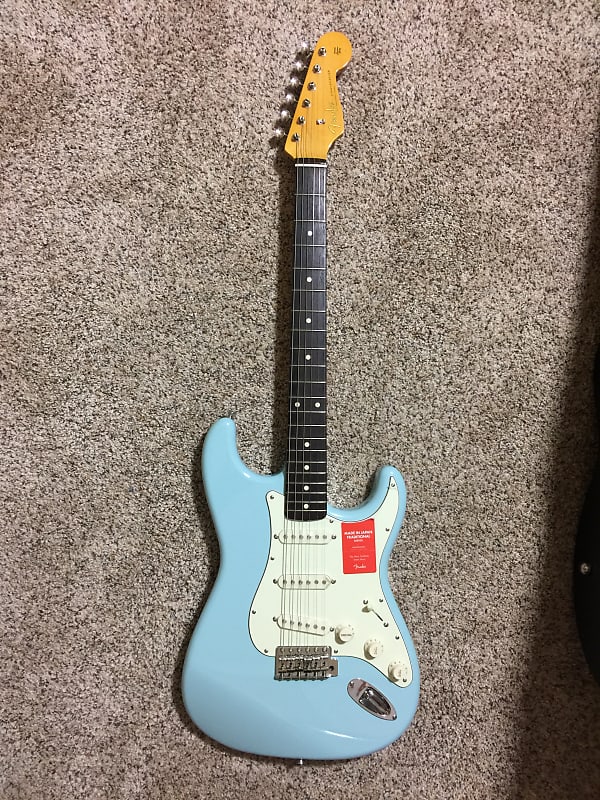 Fender Made in Japan Traditional 60's Stratocaster Sonic Blue ~ As New!