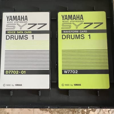 Yamaha SY/77 Drums 1 sound card set