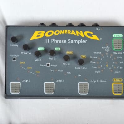Boomerang III Phrase Sampler 2010s - Black image 1