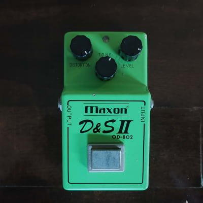 Original Vintage Early 1980s Maxon OD-802, D&S II Pedal, Rare Texas Instruments Malaysia RC4558P Chip image 2