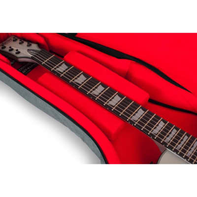 Gator Transit Series Electric Guitar Gig Bag, Light Gray image 8