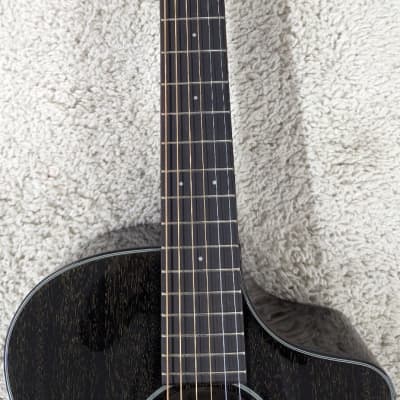 Breedlove ECO Rainforest S CE Concert Size Acoustic Electric Guitar, Black Gold image 5