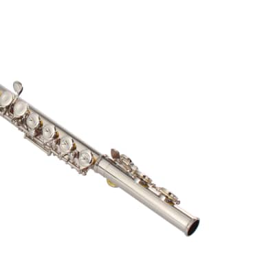 Nickel Plated C Closed Hole Concert Band Flute 2020s - Silver image 3