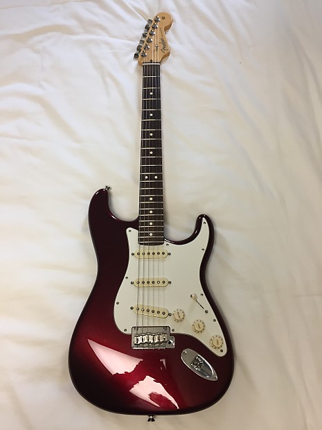 Fender American Stratocaster 2015 Bordeaux Metallic with Case image 1