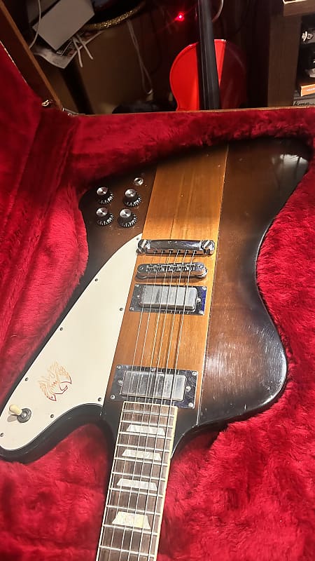 Gibson Firebird V 2005 - Vintage Sunburst | Reverb