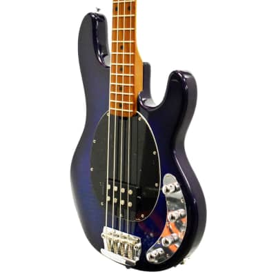 Sterling by Music Man RAY34FM-NBL Bass in Neptune Blue image 3