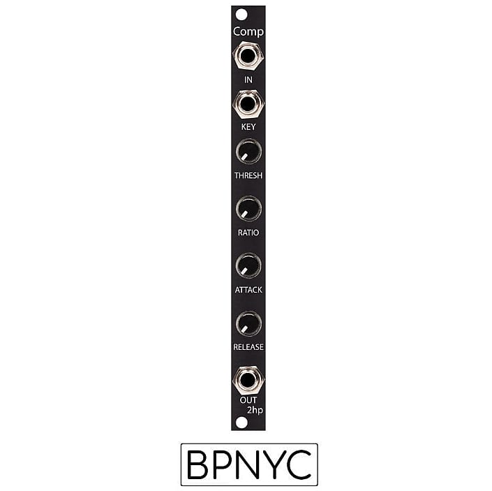 2hp COMP Black -Compressor with sidechain functionality. image 1