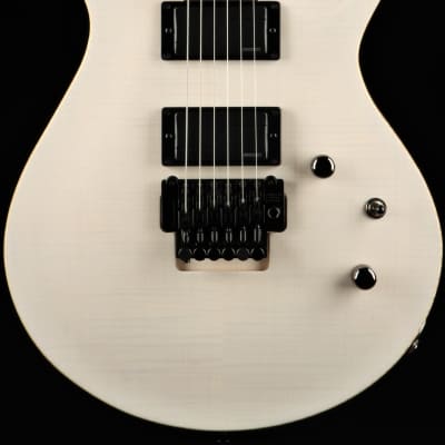 Caparison - Angelus-NH Nick Hipa Signature - 5A Flame Maple Top - Trans White -  Electric Guitar with Gig Bag image 2