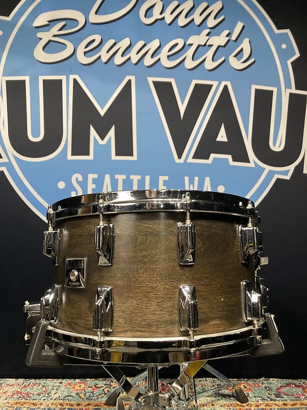 Tama - 14x8" Super Star Snare Drum, Cast Hoops 1980's - Refinished, Grey image 1