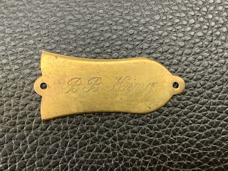 Gibson B B King Truss Rod Cover Brass BB Reverb