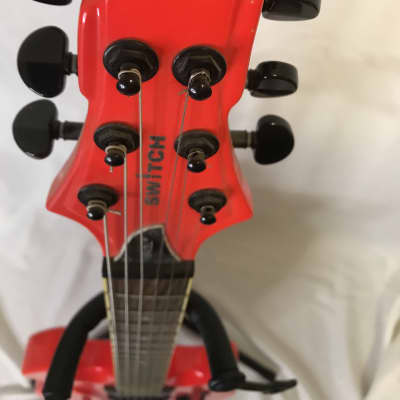 Switch Vibracell Wild 2 composite body electric guitar - Bright Red image 3