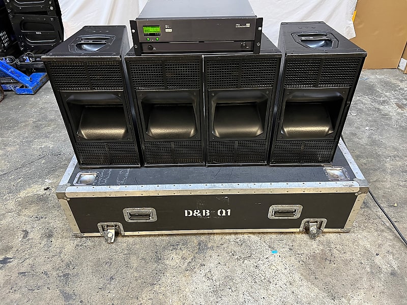 D&B Audiotechnik Q1 Line Array Speaker Pkg W/(4)Q1 Speakers | Reverb