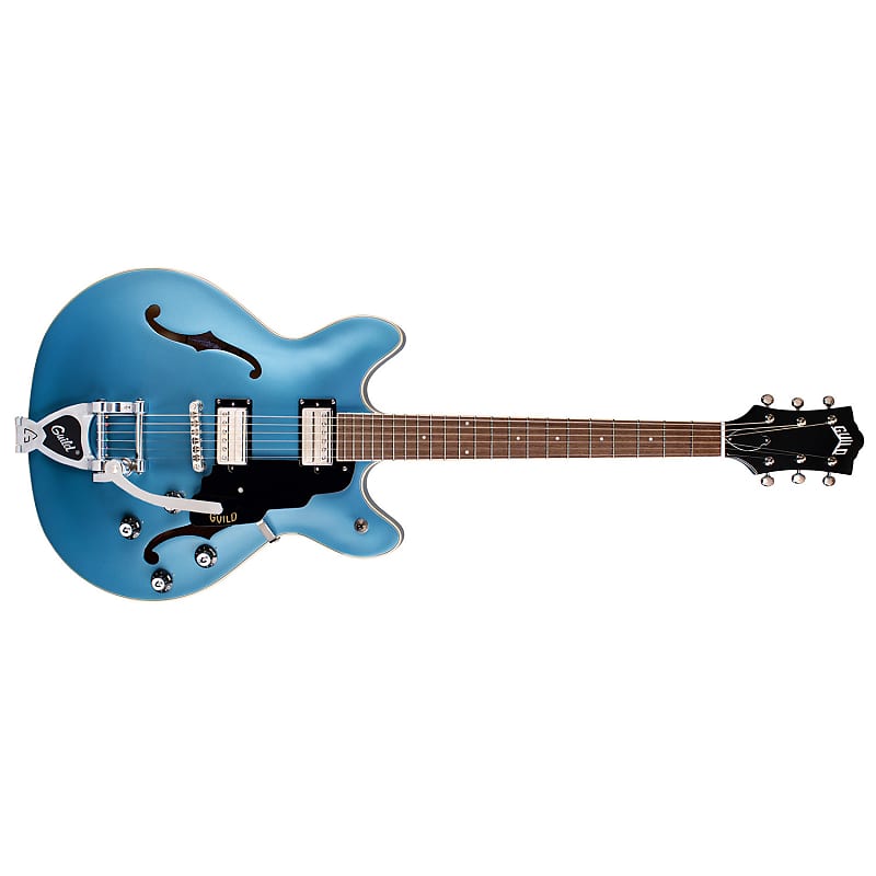Guild Starfire I DC Guitar, Indian Rosewood Fretboard, Pelham Blue image 1