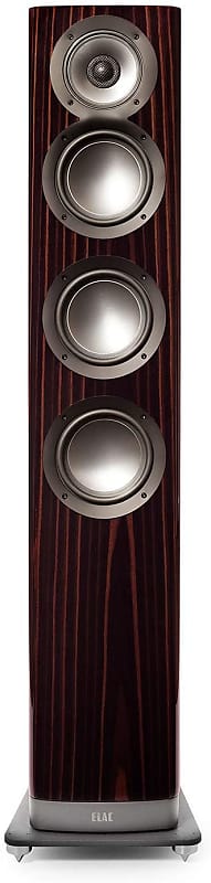 ELAC Navis Powered Floorstanding Speaker, Gloss Ebony Emara  			