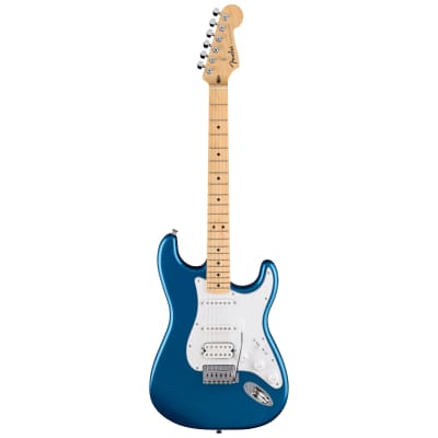 適当な価格 Fender Mexico Standard Satin Stratocaster Gun Metallic Blue ギター