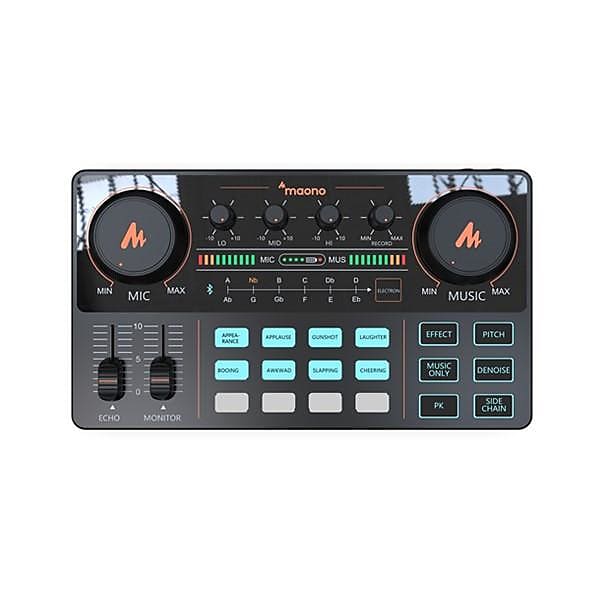 Maono Maonocaster Lite AU-AM200 S1 podcaster mixer and microphone image 1