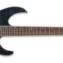 ESP Ltd M200 Flame Maple Bolt On Neck Roasted Jatoba Fingerboard Electric Guitar See Thru Black