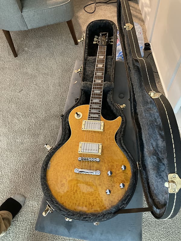 激安通販の Epiphone Reverb | Birdseye Amber 1997 Birdseye classic Paul Les ギター