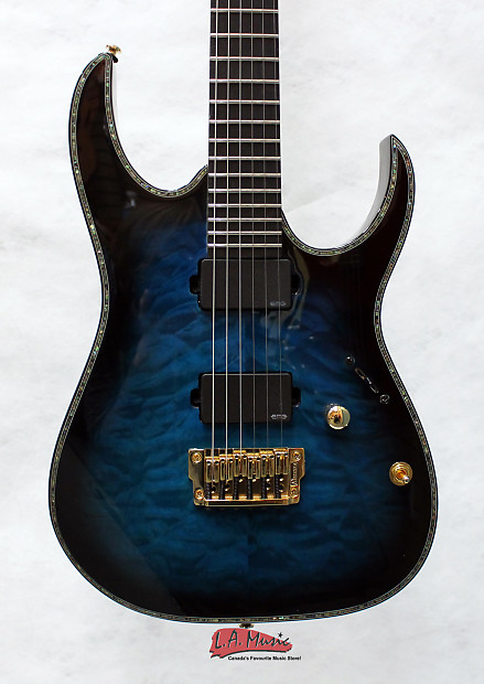 ギター Ibanez RGIX20FEQM Ibanez Iron Label RG Series RGIX20FEQM Electric RGIX20FEQMSBS