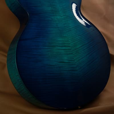 Washburn Blue Dolphin Yuriy Shishkov Masterpiece Archtop Acoustic Guitar image 8