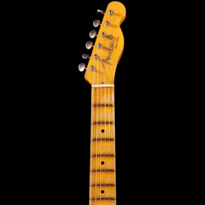 Fender Custom Shop Limited Edition 50s Vibra Telecaster Heavy Relic Maple Fingerboard Black image 7