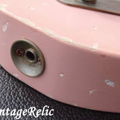 aged RELIC nitro TELE Telecaster loaded body Shell Pink Fender '64 pickups Custom Shop bridge image 19