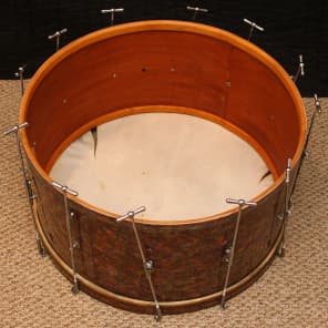 Ludwig & Ludwig Peacock Pearl Drum Outfit - Vintage 5" x 14" Snare & 28" Bass Drums image 16