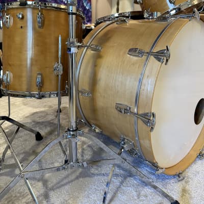Ludwig/Slingerland “Hybrid” 3ply maple 70s Thermogloss 24/13/16 image 25