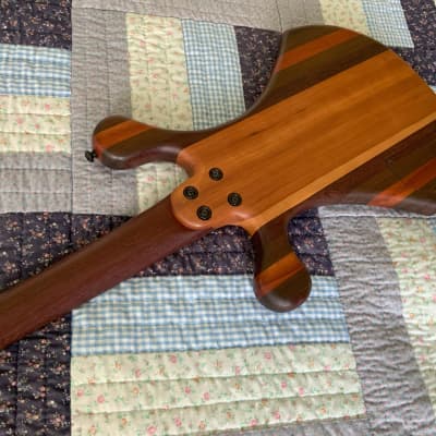 Stunning Woods JD Guitars KS-2 Cherry, Purpleheart, Walnut & African Padauk image 8